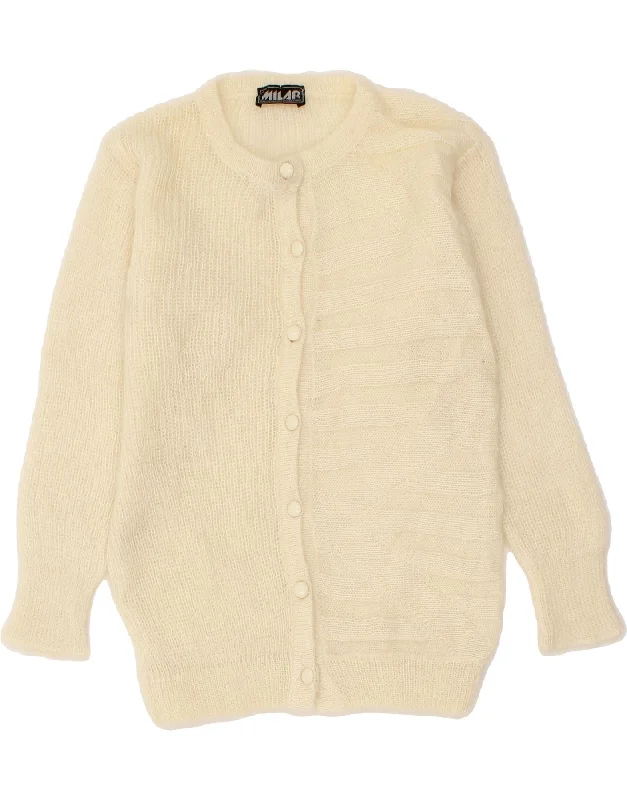 Deal Alert MILAR Womens Cardigan Sweater UK 10 Small Off White