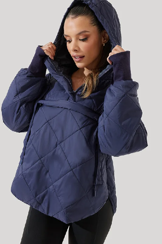 Super Deal Pillow Packable Puffer Jacket - Peacoat Navy