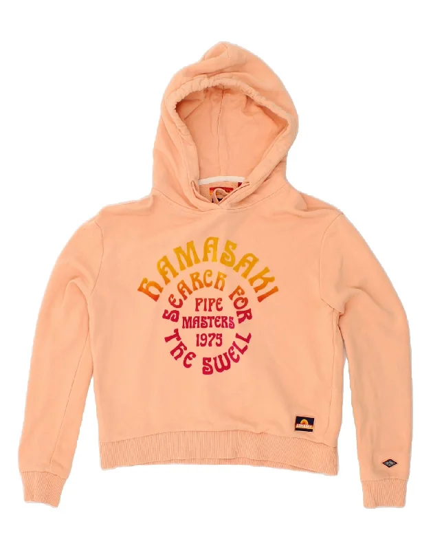 Fantastic Offers SUPERDRY Womens Oversized Graphic Hoodie Jumper UK 10 Small Orange Cotton Fantastic Offers SUPERDRY Womens Oversized Graphic Hoodie Jumper UK 10 Small Orange Cotton