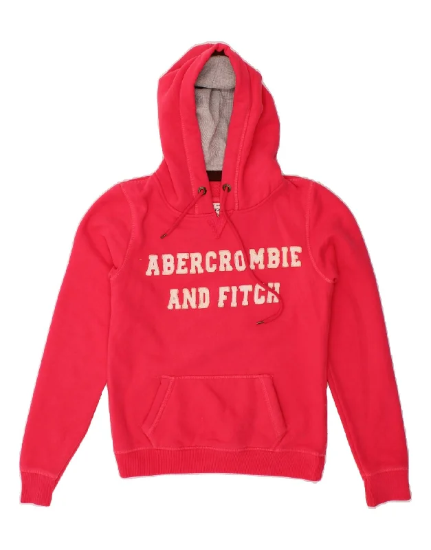 Shop and Save ABERCROMBIE & FITCH Womens Graphic Hoodie Jumper UK 10 Small Pink Cotton Shop and Save ABERCROMBIE & FITCH Womens Graphic Hoodie Jumper UK 10 Small Pink Cotton