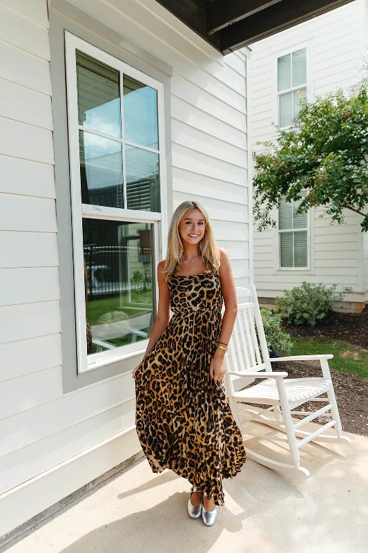 Exclusive Access Tru Midi Dress - Leopard