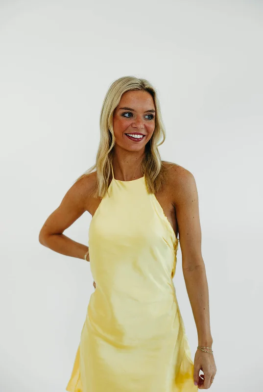 Exclusive Online Offer In No Rush Mini Dress - Lemon