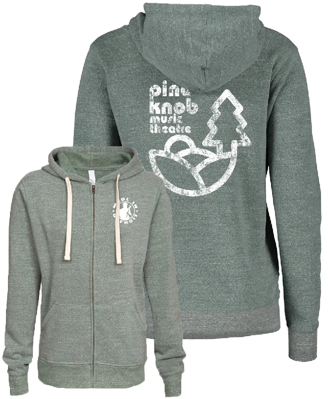Midnight Madness Pine Knob Ladies Triblend Zip-Up