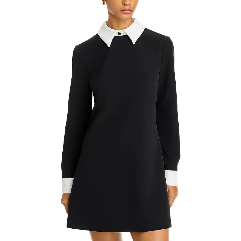 Closeout Womens Collar Casual Mini Dress