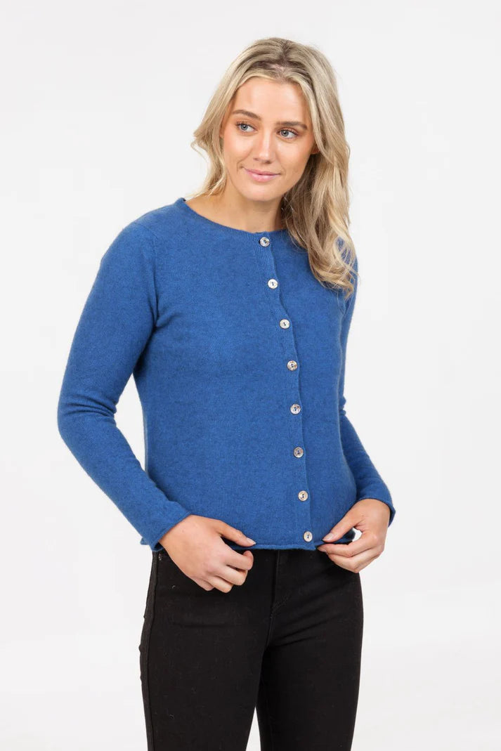 Daily Deals Native World Paua Shell Button Cardigan