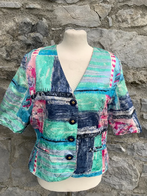 Weekend Flash Sale Endora colourful 90s jacket  uk 12