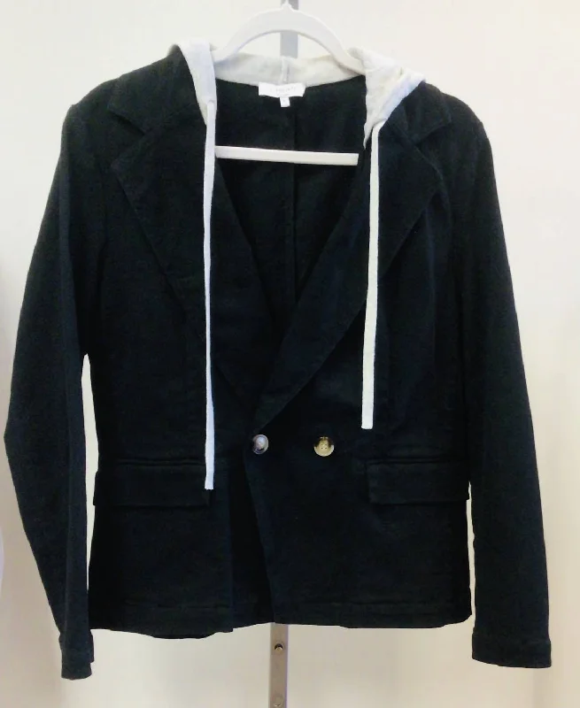 Price Smash Hooded Blazer In Black