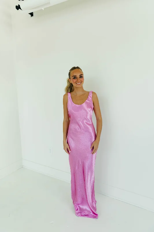 Year-End Clearance Make It Shine Maxi Dress - Magenta