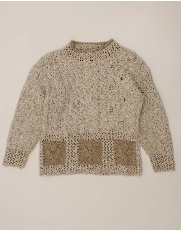 Big Discounts TIVOLI Womens Turtle Neck Jumper Sweater UK 10 Small Beige