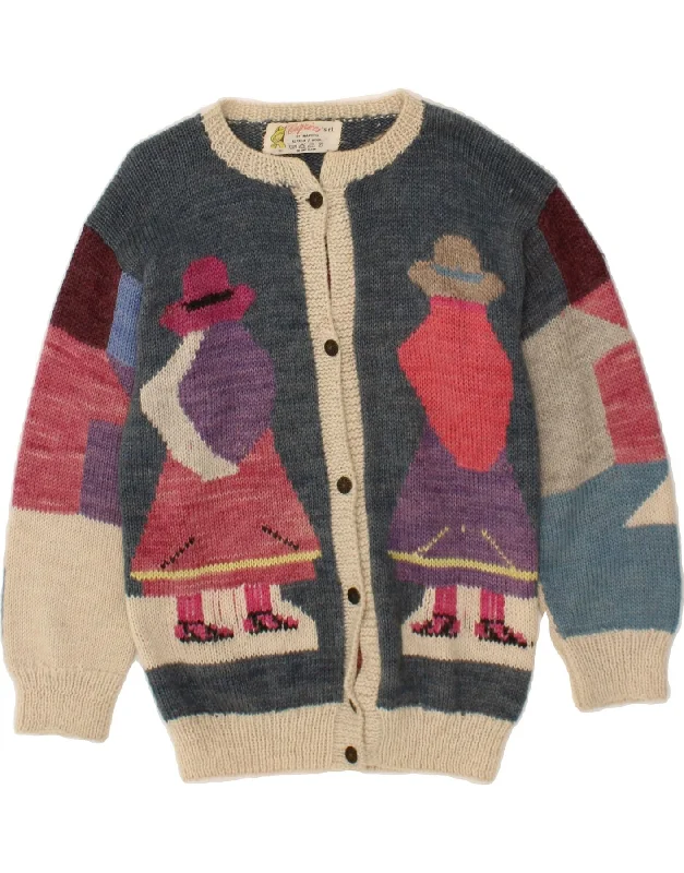 Exclusive Access CAPRICCI BY MARCEL Womens Cardigan Sweater UK 14 Large Multicoloured