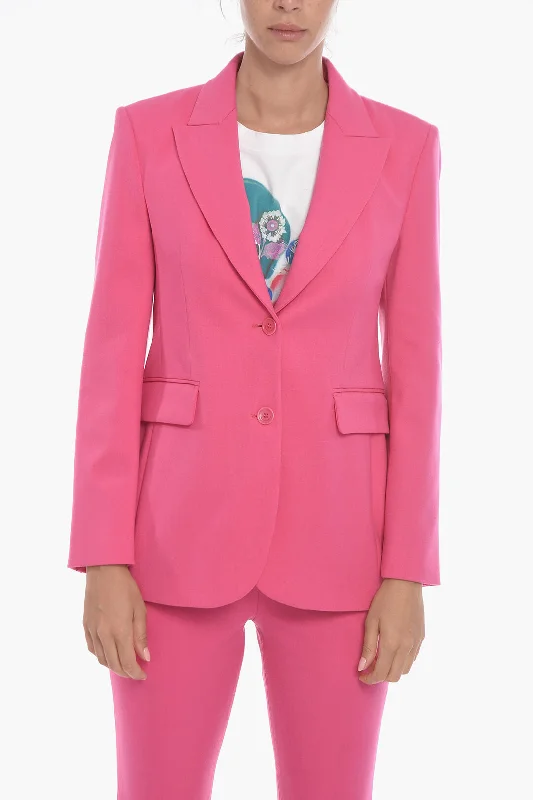 Deep Discounts Ermanno Scervino Single-breasted Lined Blazer with Peak Lapel