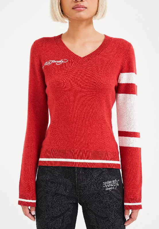 Unbeatable Prices Womens Kills Slowly V Neck Jumper - Samba